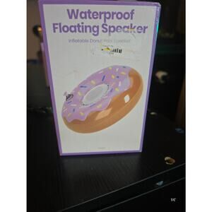 Waterproof Floating Donut Bluetooth Speaker Inflatable Pool Party Speaker